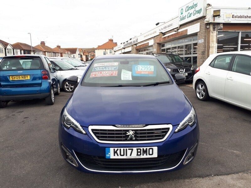 Blue Used 2017 Peugeot 308 GT-line Hatchback | £10,495 (Expensive) - Image 1/4