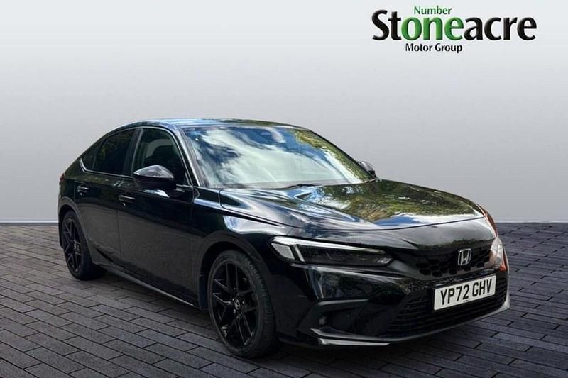 Black Used 2022 Honda Civic Sport Hatchback | £22,499 (Good price) - Image 1/1