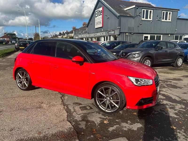Used Audi A1 Sportback Black Edition 125 HP (91 kW) 2018 Red Hatchback