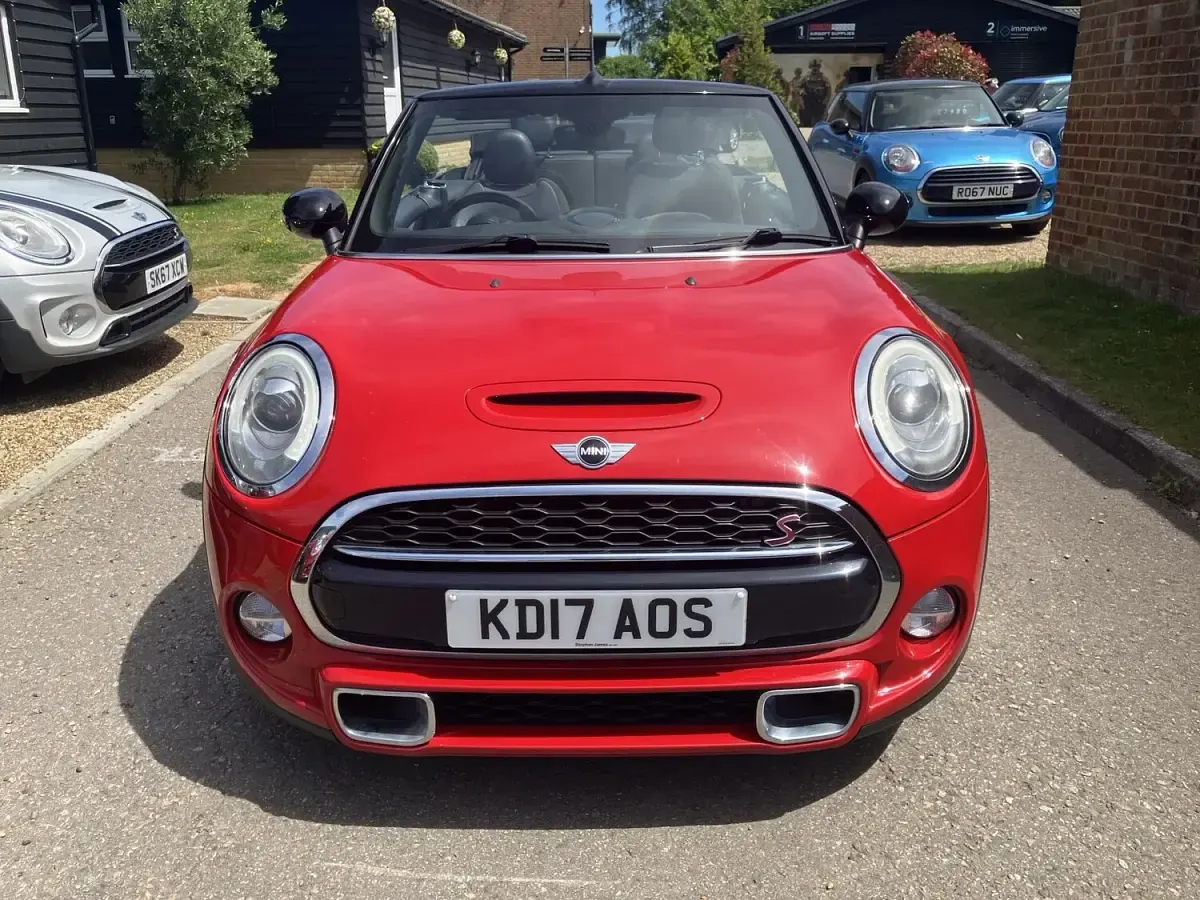 Used Mini Cooper S Cabriolet 2017 Red Cabriolet