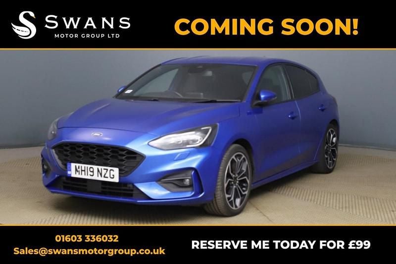 Used Ford Focus ST-Line X 2019 Blue Hatchback