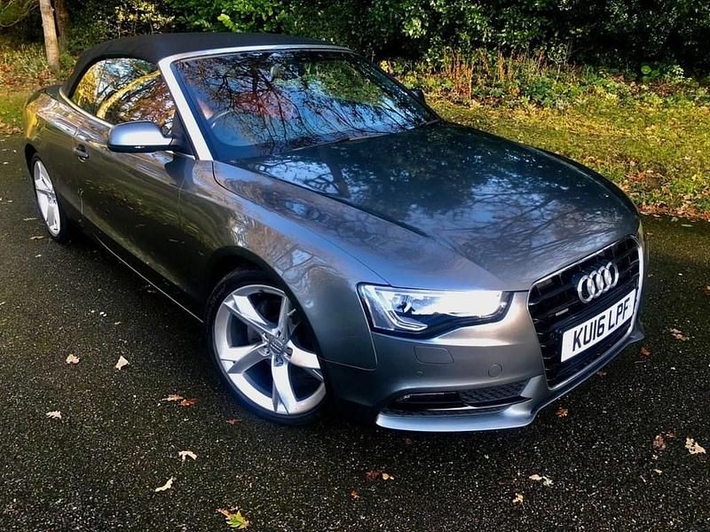Used Audi A5 Cabriolet Design 230 HP (169 kW) 2016 Grey Cabriolet