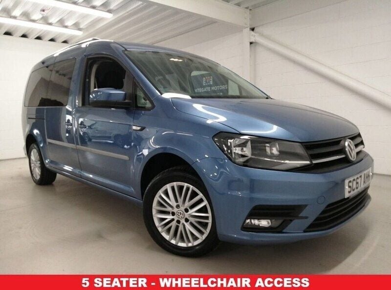 Blue Used 2018 VW Caddy Maxi MPV | £12,000 (Good price) - Image 1/4