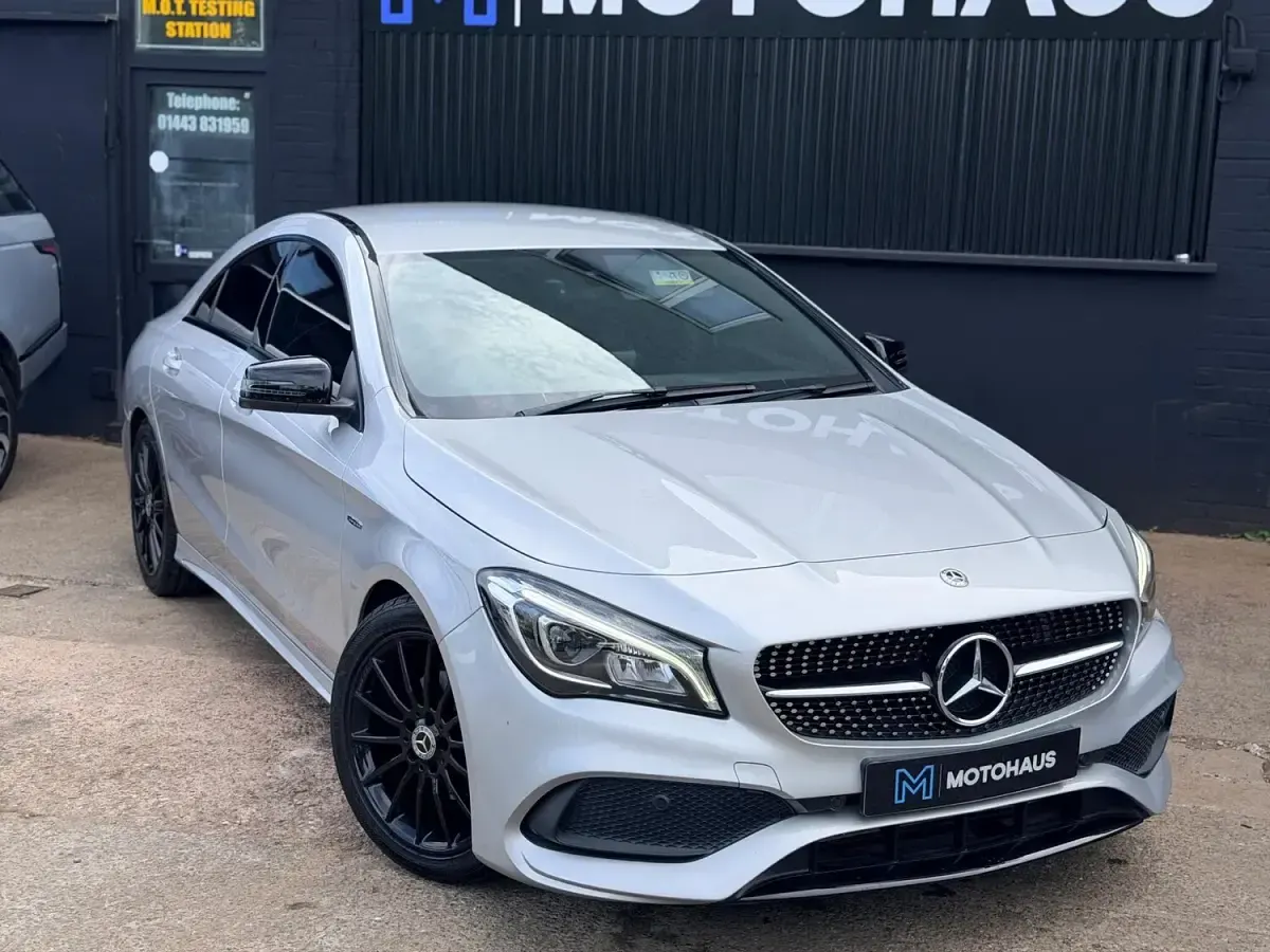 Used Mercedes CLA200 AMG line 156 HP (114 kW) 2018 Silver Sedan