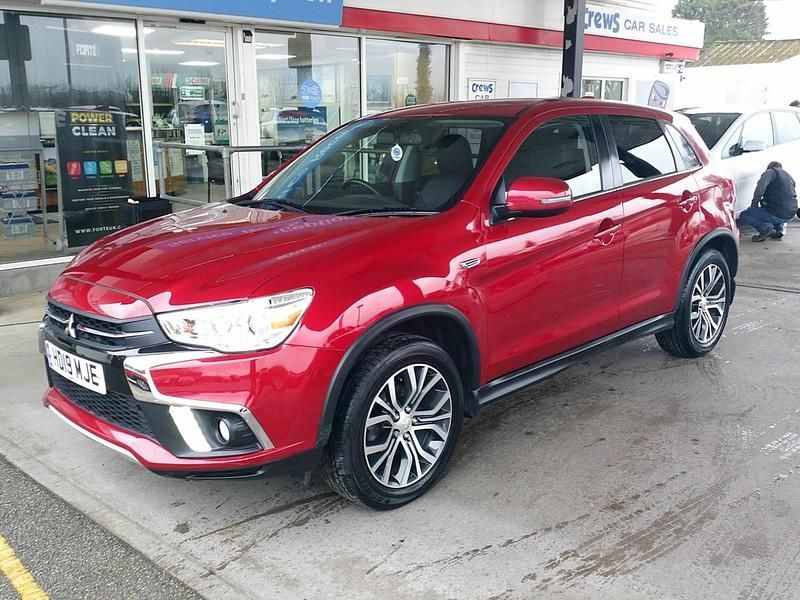 Used Mitsubishi ASX 117 HP (86 kW) 2019 Red metallic SUV