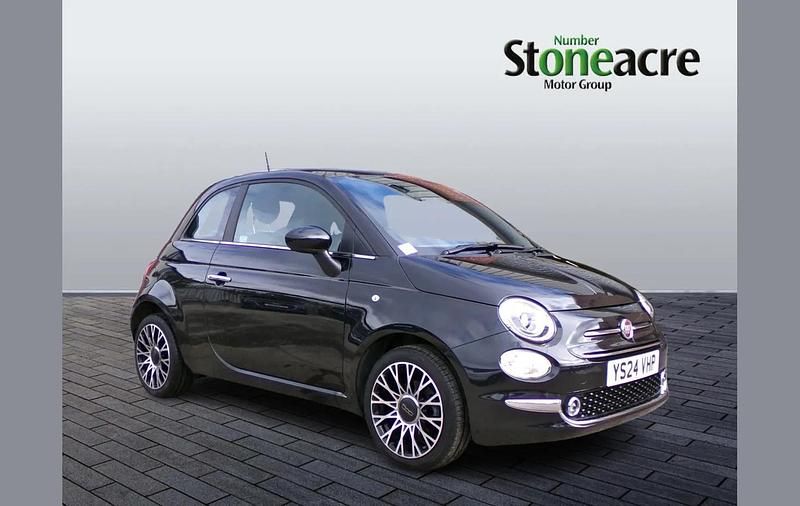 Black Used 2024 Fiat 500 Hatchback | £13,995 (Expensive) - Image 1/4