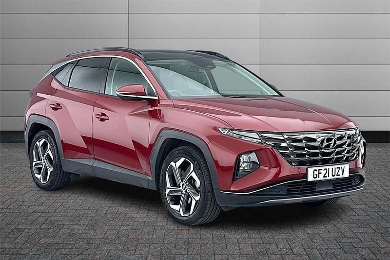 Sunset red Used 2021 Hyundai Tucson Ultimate SUV | £20,990 (Fair price) - Image 1/3