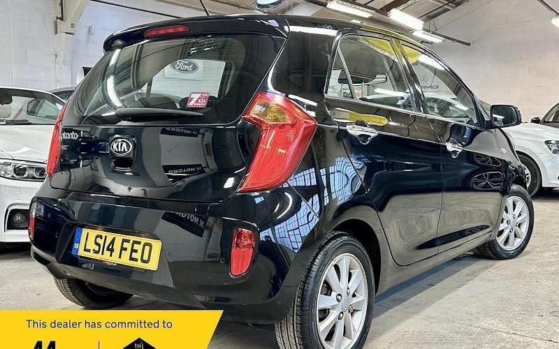 Used Kia Picanto 69 HP (50 kW) 2014 Black Hatchback