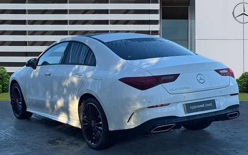 Used Mercedes CLA250e AMG Line Premium Plus 218 HP (160 kW) 2025 White Sedan