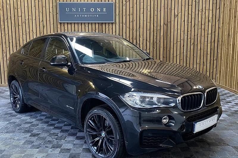 Black Used 2017 BMW X6 M Sport SUV | £21,000 (Good price) - Image 1/1