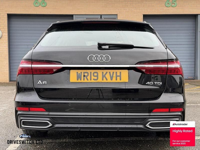 Used Audi A6 S-Line 204 HP (150 kW) 2019 Black Estate