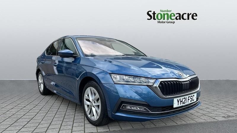 Blue Used 2021 Skoda Octavia SE L First Edition Hatchback | £19,447 (Fair price) - Image 1/4
