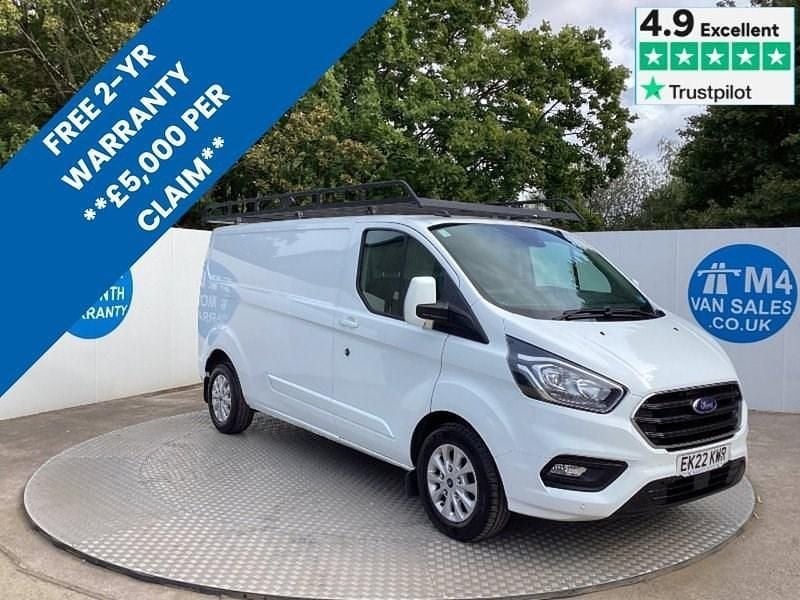 Used Ford Transit Custom Limited 130 HP (95 kW) 2022 White Van