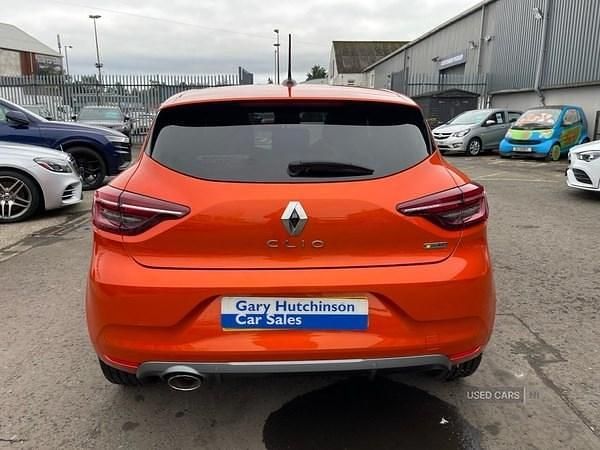 Used Renault Clio IV RS Line 130 HP (95 kW) 2019 Orange Hatchback