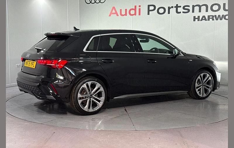 Used Audi A3 S-Line 150 HP (110 kW) 2025 Black Hatchback