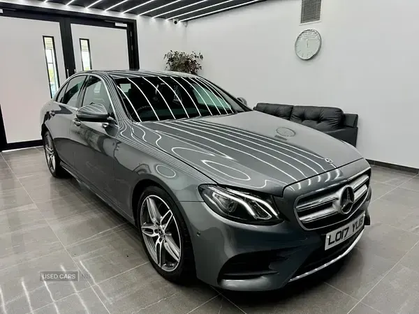 Used Mercedes E220 AMG line 191 HP (140 kW) 2017 Grey Sedan