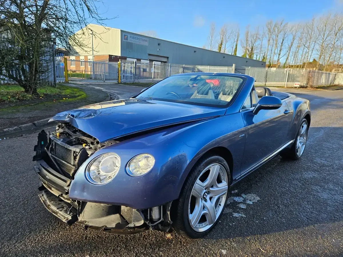 Used Bentley Continental Mulliner 2013 Blue Cabriolet