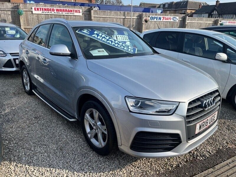 Silver Used 2018 Audi Q3 Sport SUV | £11,990 - Image 1/4