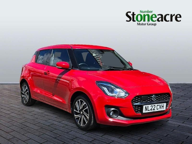 Red Used 2022 Suzuki Swift SZ5 Hatchback | £12,000 (Fair price) - Image 1/4