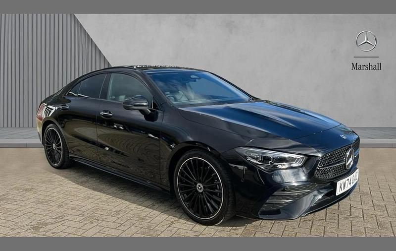 Used Mercedes CLA200 AMG Line Premium Plus 161 HP (118 kW) 2025 Black Coupe