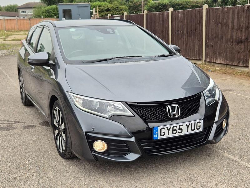 Grey Used 2016 Honda Civic SE Plus Estate | £8,500 (Good price) - Image 1/4