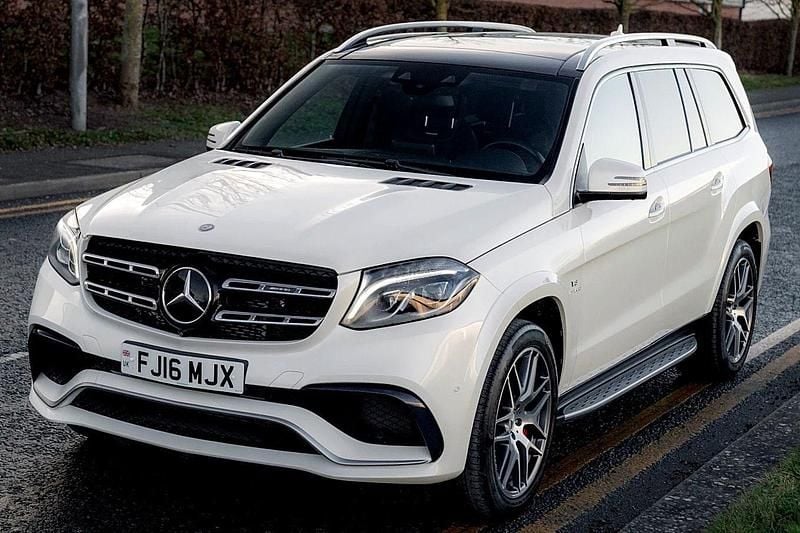 White Used 2016 Mercedes GLS63 AMG SUV | £44,995 - Image 1/4