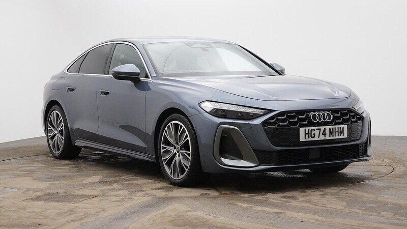 Blue Used 2024 Audi A5 S-Line Coupe | £38,493 - Image 1/4
