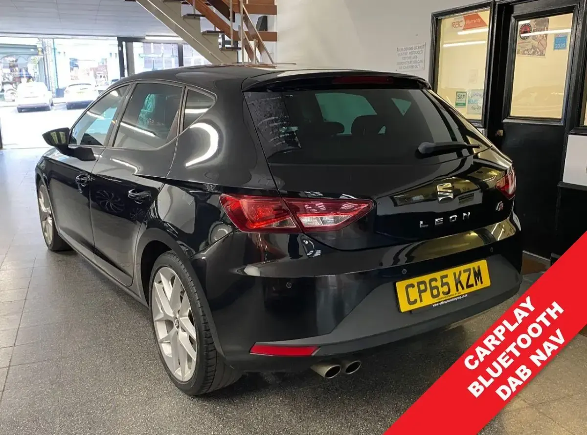 Used Seat Leon FR 150 HP (110 kW) 2015 Black Hatchback