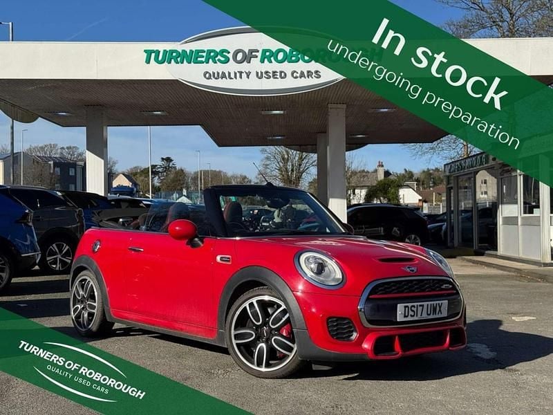 Used Mini John Cooper Works Cabriolet 228 HP (167 kW) 2017 Red Cabriolet