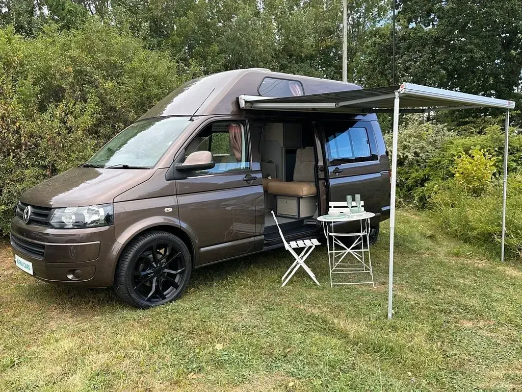 Used VW T5 140 HP (102 kW) 2012 Brown Van