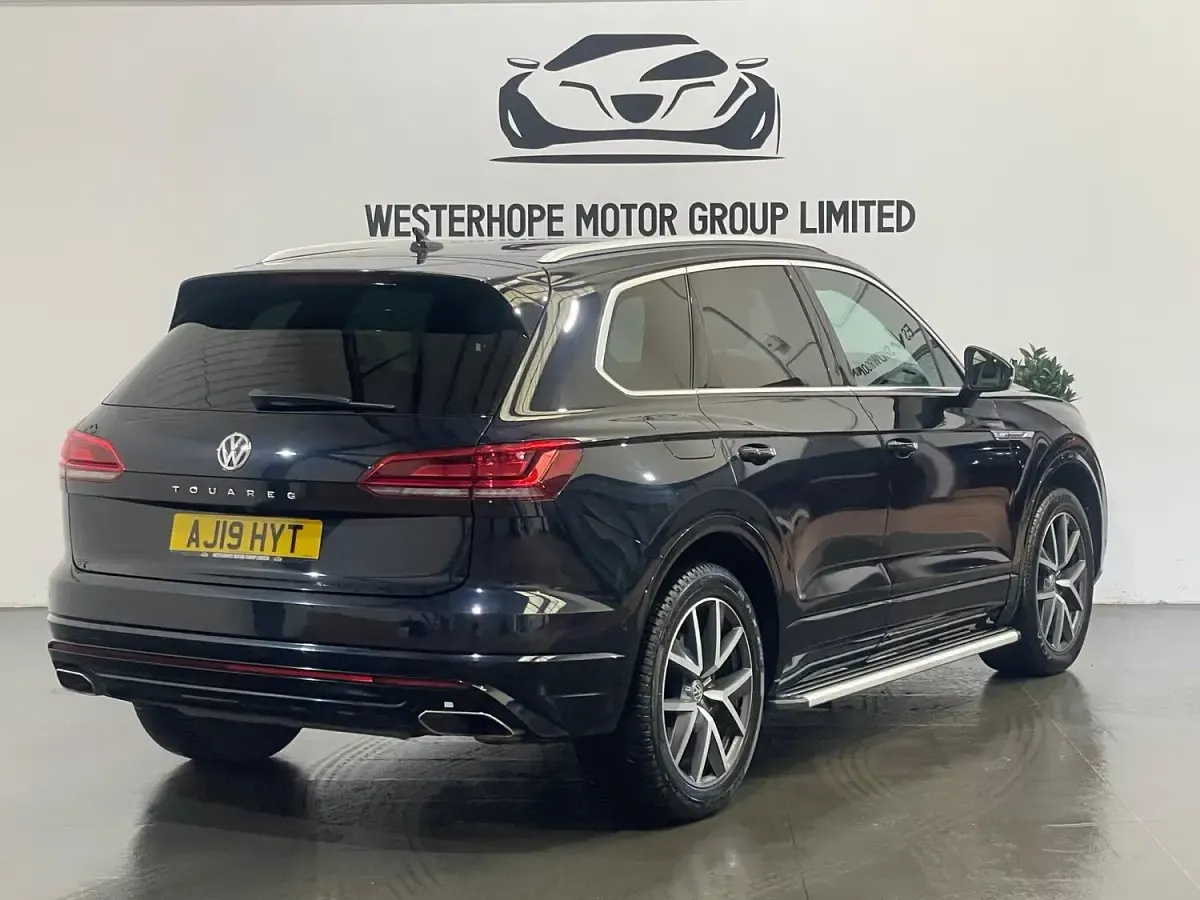 Used VW Touareg R-line 286 HP (210 kW) 2019 Blue SUV