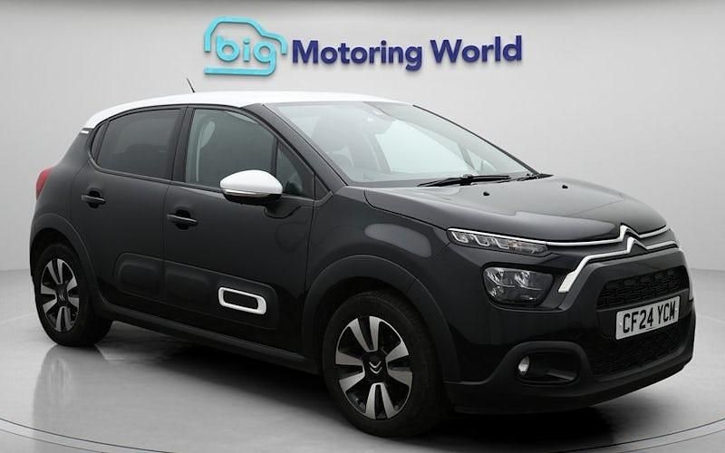 Black Used 2024 Citroën C3 PureTech Hatchback | £11,900 (Fair price) - Image 1/4