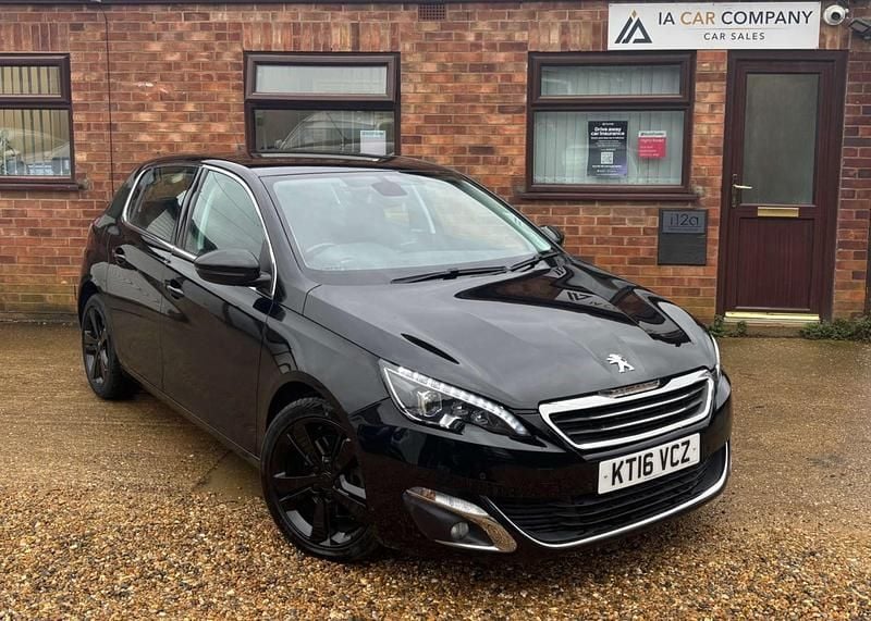 Black Used 2016 Peugeot 308 Allure Hatchback | £8,700 (Fair price) - Image 1/4