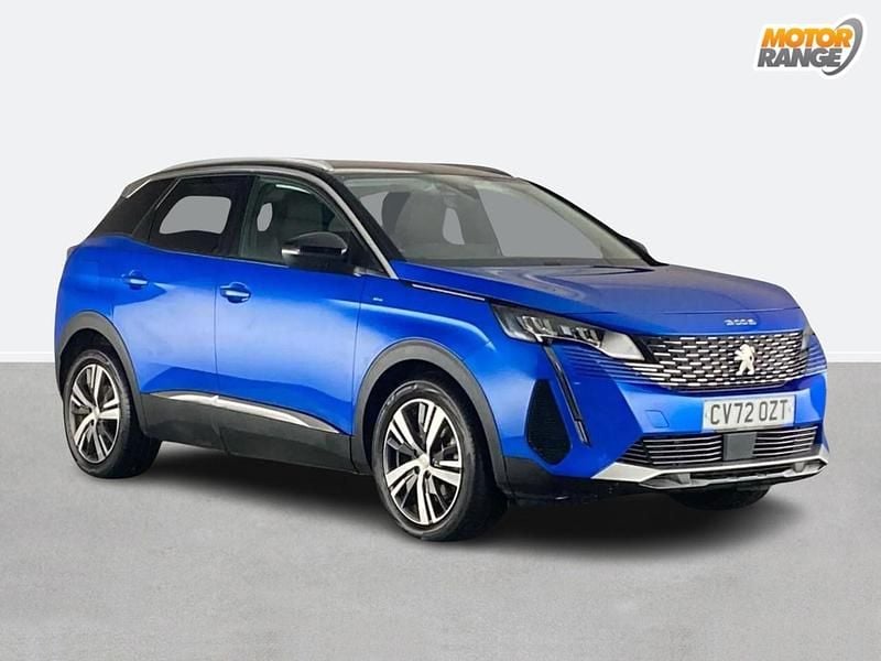 Blue Used 2022 Peugeot 3008 Allure+ Hatchback | £14,395 (Good price) - Image 1/4