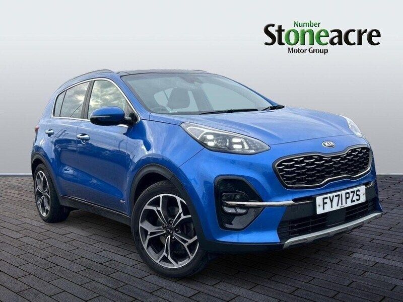 Blue Used 2022 Kia Sportage GT-Line S SUV | £18,995 (Super price) - Image 1/4