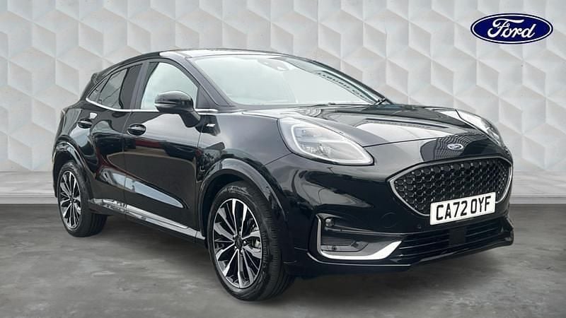 Black Used 2022 Ford Puma ST-Line SUV | £18,595 (Fair price) - Image 1/4