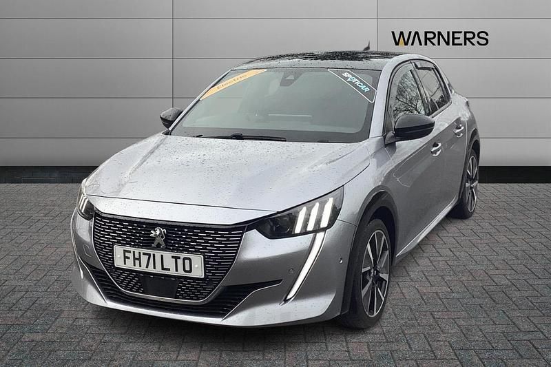 Used Peugeot e-208 GT 98 kW (134 HP) 2021 Grey Hatchback