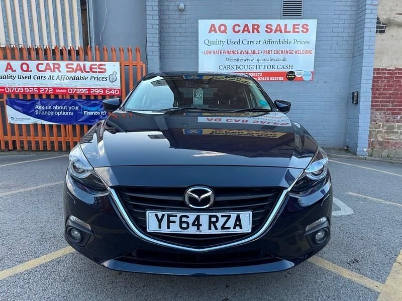 Begagnad Mazda 3 2014 Blå Halvkombi