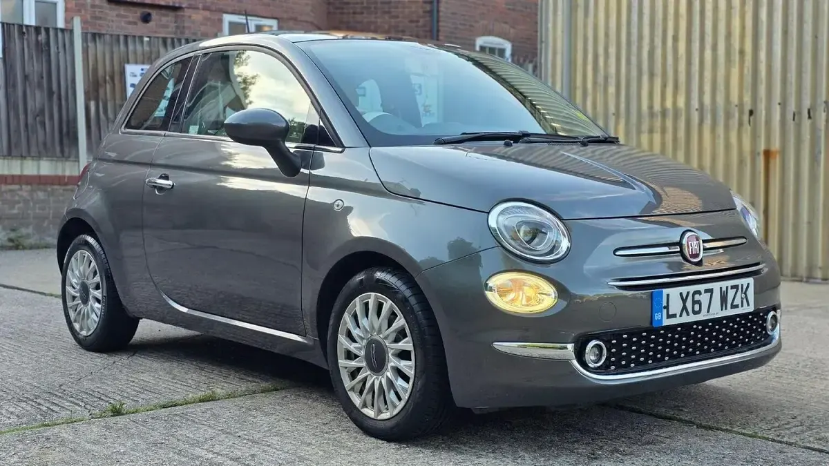 Used Fiat 500 Lounge 69 HP (50 kW) 2017 Grey Hatchback