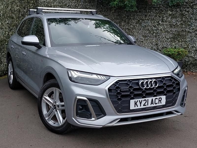 Silver Used 2021 Audi Q5 S-Line SUV | £25,998 (Fair price) - Image 1/4