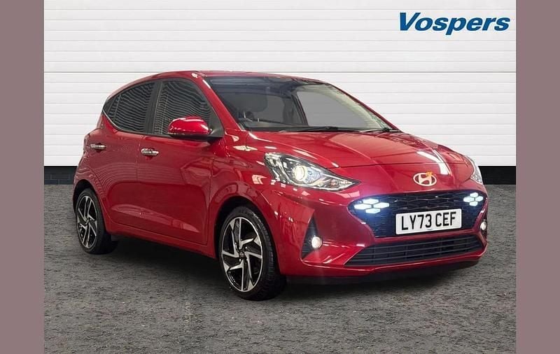 Red Used 2023 Hyundai i10 Premium Hatchback | £15,762 (Fair price) - Image 1/3