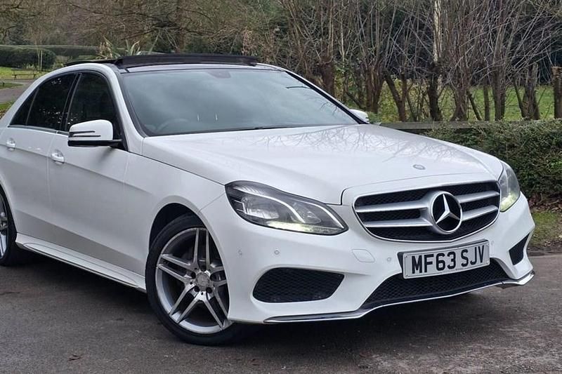 Used Mercedes E250 AMG 2013 White Sedan