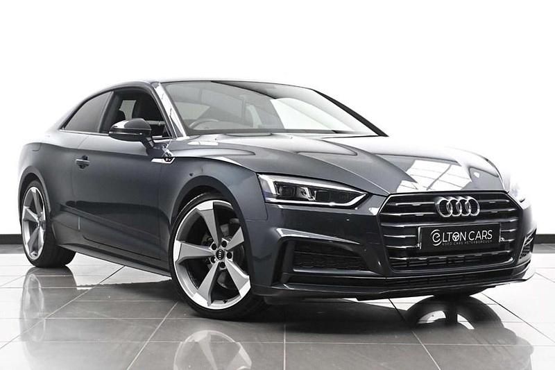 Used Audi A5 Black Edition 190 HP (139 kW) 2019 Grey Coupe