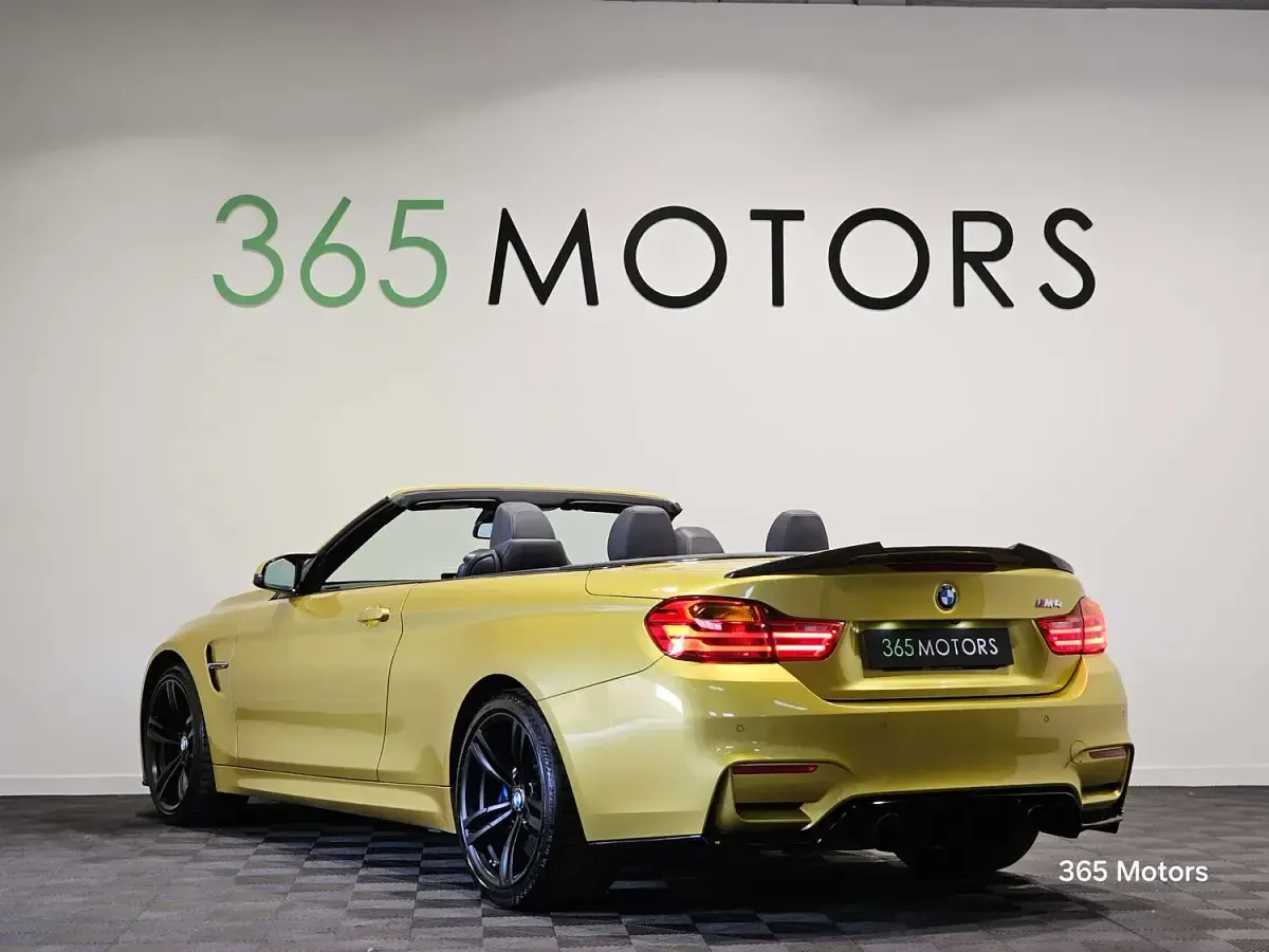 Used BMW M4 Cabriolet Shadowline 431 HP (317 kW) 2015 Yellow Cabriolet