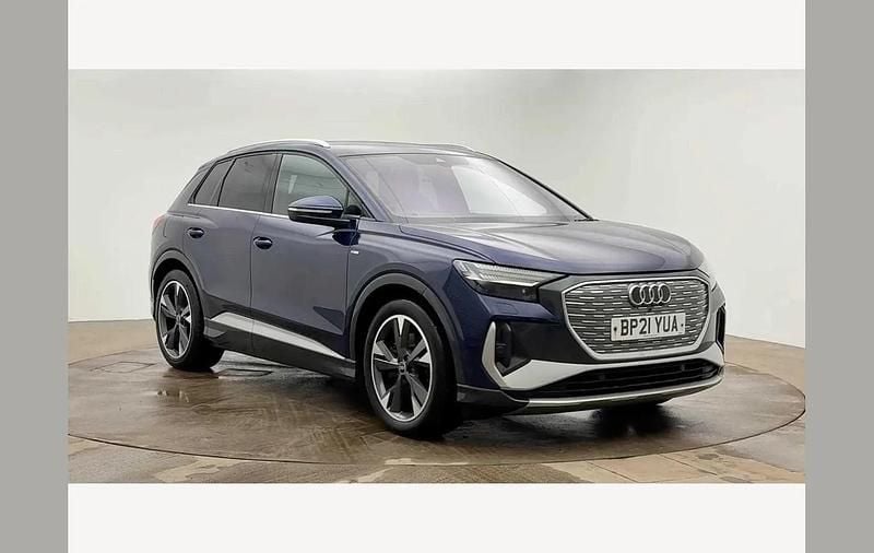 Used Audi Q4 e-tron Comfort 147 kW (200 HP) 2021 Blue SUV