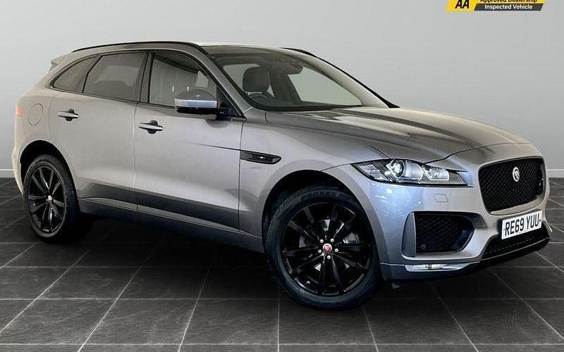 Grey Used 2019 Jaguar F-Pace Chequered Flag SUV | £19,495 (Good price) - Image 1/2