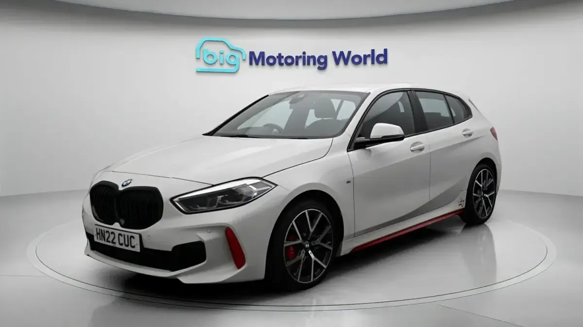 Used BMW 128 M Sport 261 HP (191 kW) 2022 White Hatchback