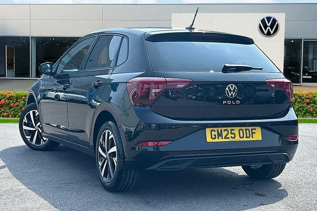 Used VW Polo Match 95 HP (69 kW) 2025 Black Hatchback