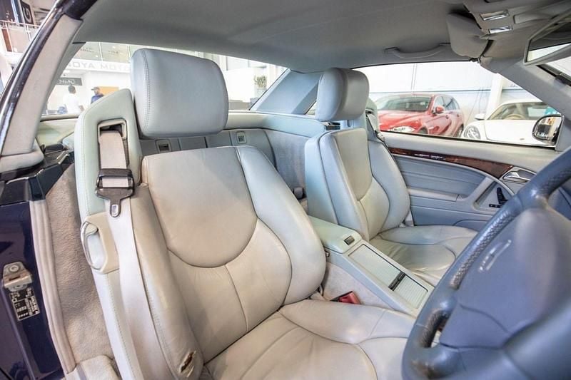 Used Mercedes SL320 224 HP (164 kW) 1998 Blue Cabriolet