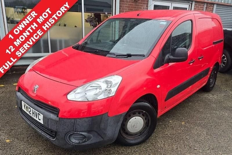 Red Used 2012 Peugeot Partner S MPV | £3,495 (Fair price) - Image 1/4